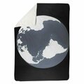 Begin Home Decor 60 x 80 in. Earth Satellite View-Sherpa Fleece Blanket 5545-6080-TV10